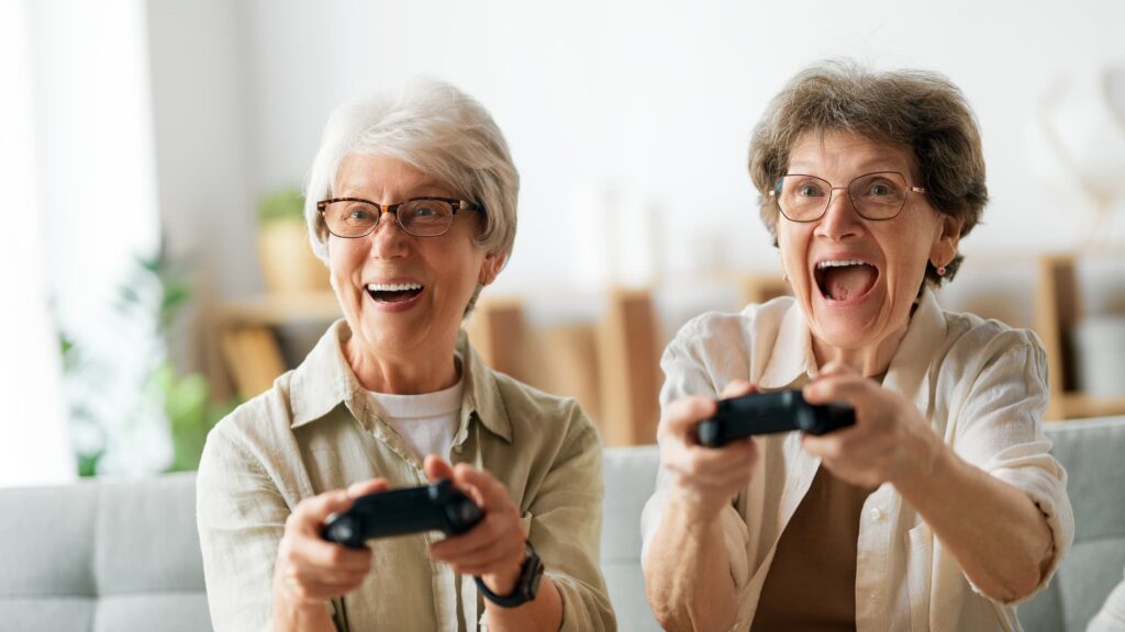 social engagement through video games for seniors
